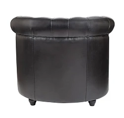 Кожаное кресло Karo Black V2 в интерьере