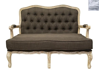 стильный Прямой диван модерн Yareli Brown V2 серый