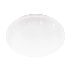 купить 900363 Настенно-потолочный светильник FRANIA-S, LED 18W, 1850lm, IP44, H55, ?310, сталь, белый/пластик с эффектом кристаллов, белый в интернет-магазине