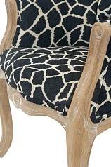 фото Низкое кресло ретро каминное Kandy