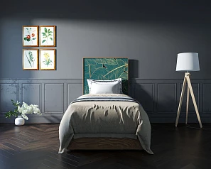 купить Кровать "Berber" 90х200 см принт 41 арт BB43/Print_41 в интернет-магазине