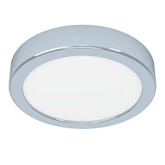 фото 900639 Накладной светильник FUEVA 5, 11W (LED), 3000K, IP44, ?160, сталь, хром / пластик, белый в интерьере