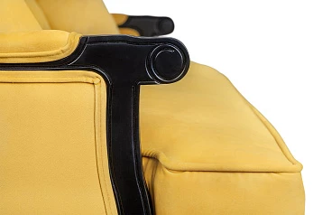 купить Двухместный дизайнерский диван Brody Double yellow