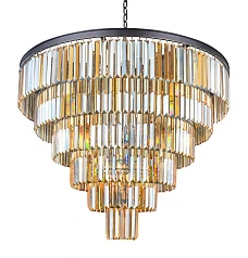 Люстра Odeon 6 Rings Amber на заказ в интернет-магазине