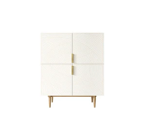 красивые Большой комод с четырьмя дверками "Line" LN03/GR1/beige в интернет-магазине