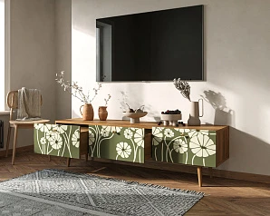 заказать Комод "Berber" с ящиками низкий под TV арт BB19/Print_53 в интернет-магазине