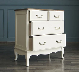 купить стильные Бежевый комод Leontina (4 ящика) арт ST9335 в интернет-магазине