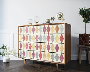 заказать Комод "Bruni print" на восемь ящиков арт BR06P