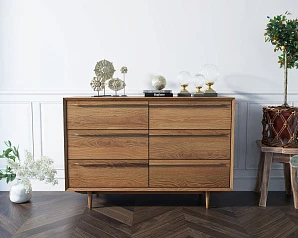Комод "Bruni" с шестью ящиками арт BR05 на заказ в интернет-магазине