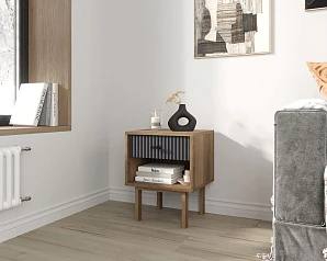 фото Тумбочка с верхним ящиком "Emerson" арт EM11/7024/L