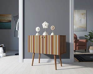 купить Комод на высоких ножках "Berber" малый принт 20 арт BB13/Print_20