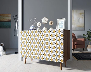 красивые Комод "Berber" две дверки 22 принт арт BB04/Print_22 на заказ