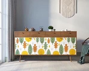 купить Комод "Berber" четыре дверки и четыре ящика 30 принт арт BB25/Print_30 в интернет-магазине