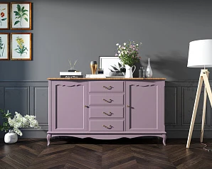 заказать Комод "Leontina lavanda" с дверками и ящиками арт ST9351L