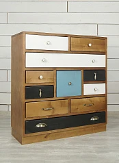 стильные Комод для белья «Aquarelle Birch» 10 ящиков арт RE-19ETG/4