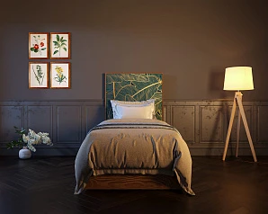 купить Кровать "Berber" 90х200 см принт 41 арт BB43/Print_41 в интернет-магазине