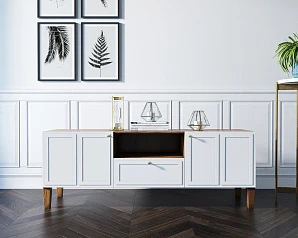 красивый Комод под TV "Andersen" арт AN15WH в интернет-магазине