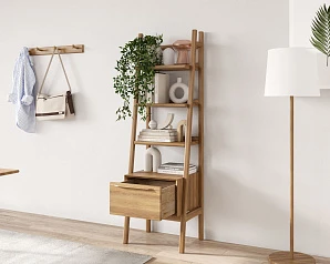 купить Узкий стеллаж "Bruni" с открытыми полками арт BR29 в интернет-магазине