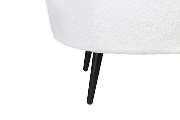 купить Двухместный диван Pearl Double Boucle на черных ножках