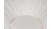 купить Кресло ракушка Pearl Beige на черных ножках