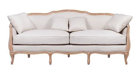 Прямой диван Darcy 3 V2 бежевый в интернет-магазине