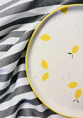 купить Тарелка "Лимонная" диаметр 19см