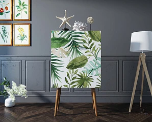 Комод на высоких ножках "Berber" принт 4 арт BB09/Print_04 в интернет-магазине