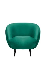купить Мягкое кресло Small Benee Green V2 на черных ножках