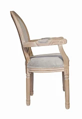 купить красивый Мягкий стул с подлокотниками Volker Arm Grey в интернет-магазине