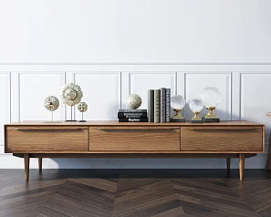 фото Консоль под TV "Bruni" с ящиками арт BR-21 в интерьере