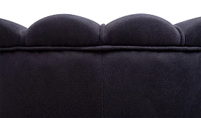 красивое Низкое кресло ракушка Pearl Black на заказ