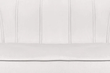 Диван ракушка Pearl Triple Beige на черных ножках