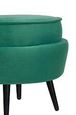 заказать Пуф Pearl Adorn Green V2 на черных ножках