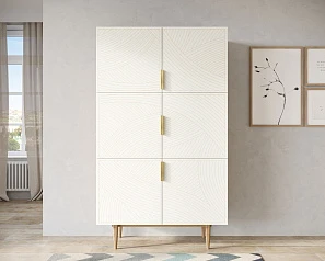 красивые Большой комод с шестью дверками "Line" LN04/GR1/beige