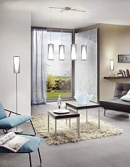 стильные Подвесной потолочный светильник (люстра) PINTO NERO 90305