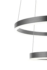 купить Люстра Orblaze 2 rings 800 black