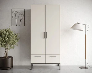 купить стильный Шкаф двухстворчатый  с ящиками "Nicole" NR26