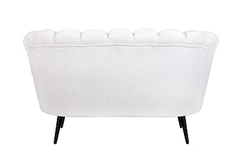 купить Двухместный диван Pearl Double Boucle на черных ножках