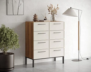 купить стильные Комод на восемь ящиков "Nicole" арт NEM20 в интернет-магазине