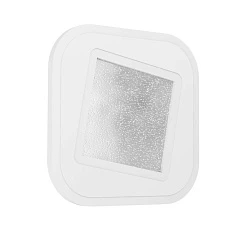 красивые 901233 Светодиодный потолочный светильник  MACCHIONI, 12W(LED), 200x200, сталь, пластик, белый/ пластик с эфф. хрусталя, белый, 4000K, 1560lm на заказ