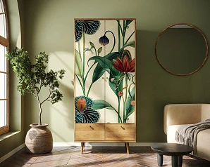 фото Шкаф двухстворчатый "Berber" арт BB16/Print_55 в интерьере