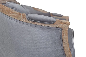 стильный Прямой диван для гостиниц Darcy 3 серый на заказ