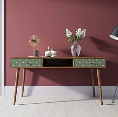 Стол рабочий "Berber" принт 12 арт BB18/Print_12 в интерьере