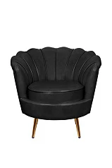 фото Низкое кресло ракушка Pearl Black V2