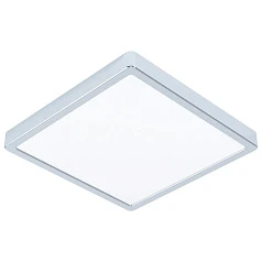 купить 99269 Светодиодный накладной светильник FUEVA 5, 20,5W (LED), 285х285, H28, 2400lm, 3000K, IP44, сталь
