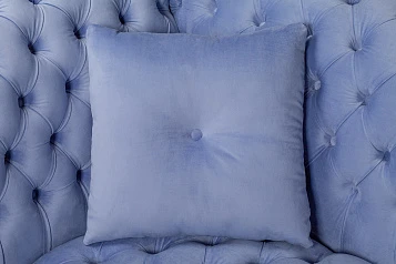 стильный Двухместный диван Lina Blue-W синий на заказ