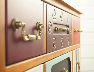 заказать Вертикальный комод Gouache Birch (2 ящика) арт G20016ETG/1