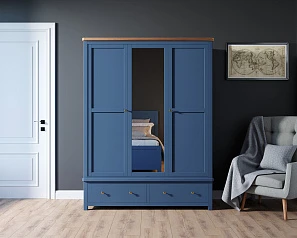 Шкаф двустворчатый широкий "Jules Verne" арт JV26ETGB на заказ