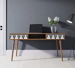 купить красивый Стол рабочий "Berber" принт 19 арт BB18/Print_19 в интернет-магазине