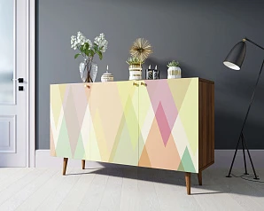 купить стильные Комод "Berber" три дверки 16 принт арт BB01/Print_16 в интернет-магазине